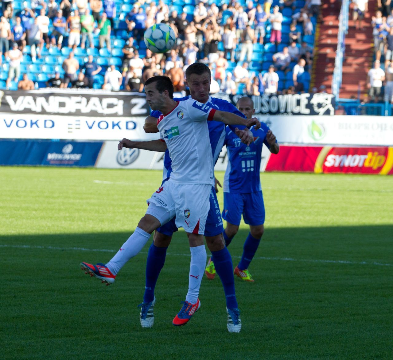 David Štípek v zápase Ostrava - Plzeň