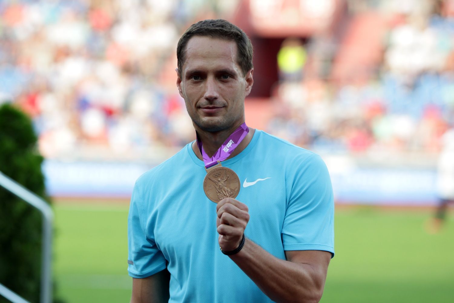 Zlatá tretra 2017:  Vítězslav Veselý s bronzovou medailí z OH 2012 v Londýně,
