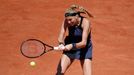 Petra Kvitová v zápase prvního kola French Open 2021