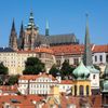 Praha, panorama, Pražský hrad, pohled ze střech, Praha z výšky