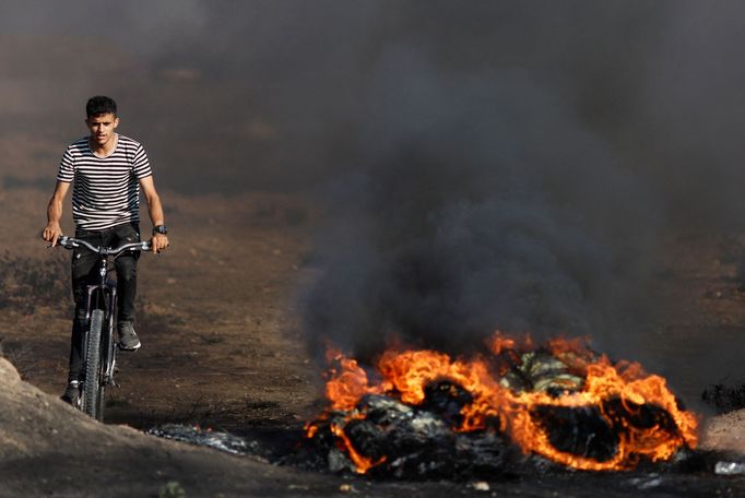 Vojenská operace izraelské armády na Západním břehu ve městě Džanín.