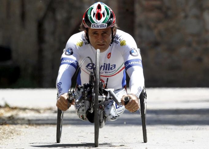 Bývalý pilot F1 Alex Zanardi se připravuje na paralympiádu v Londýně