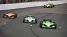 IndyCar: Simona de Silvestrová, Danica Patricková (vpravo) a Marco Andretti (vlevo)