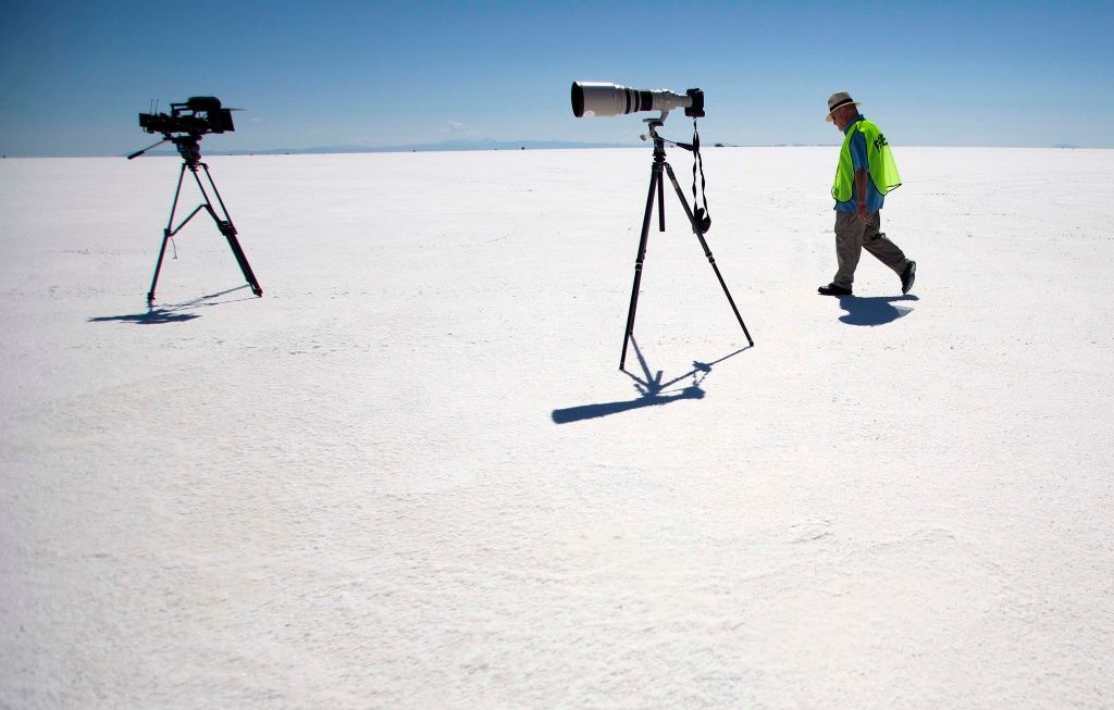 UTAH - 63.každoroční Bonneville SpeedWeek na Boneville Salt Flats u Wendoveru