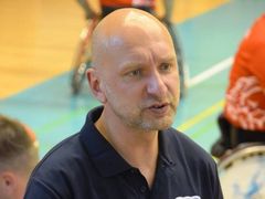 Trenér národní reprezentace basketbalistů na vozíku Jaroslav Menc.