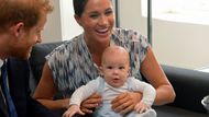 Tentokrát na setkání nechyběl ani čtyřměsíční syn Harryho a Meghan Archie Harrison Mountbatten-Windsor.