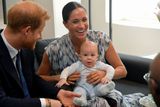 Tentokrát na setkání nechyběl ani čtyřměsíční syn Harryho a Meghan Archie Harrison Mountbatten-Windsor.