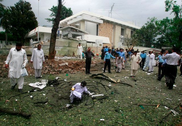Pákistán výbuch