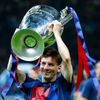 Finále LM, Barcelona-Juventus: Barcelona slaví vítězství (Messi líbá pohár)