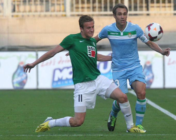 Fotbal, EL, Jablonec - Betis Sevilla: Jan Kopic - Nacho