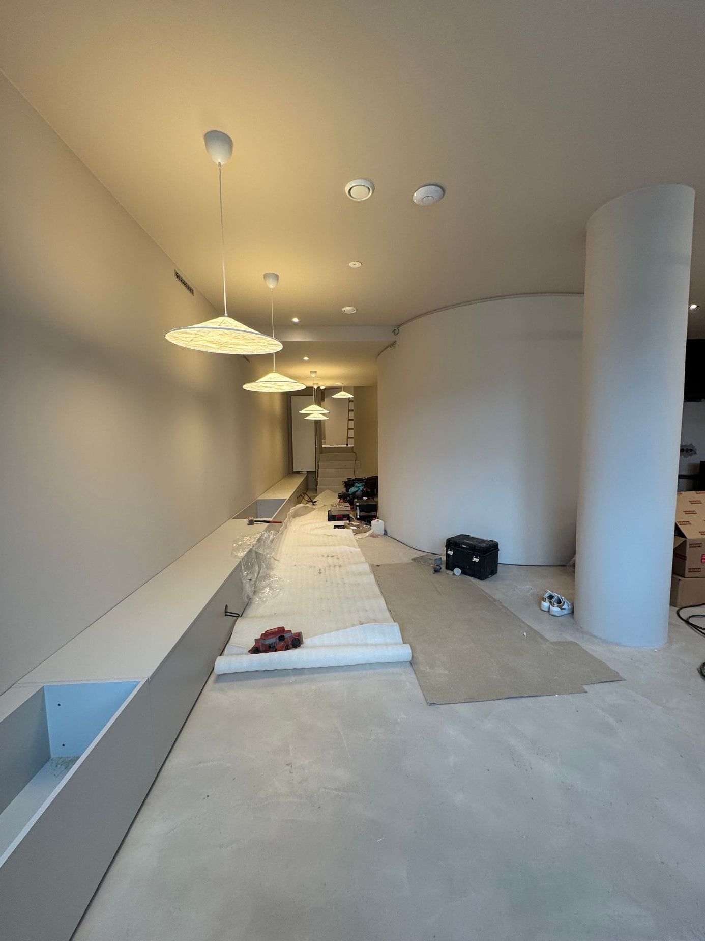 Sakura, kavárna, feng šuej, interiér, architektura, design