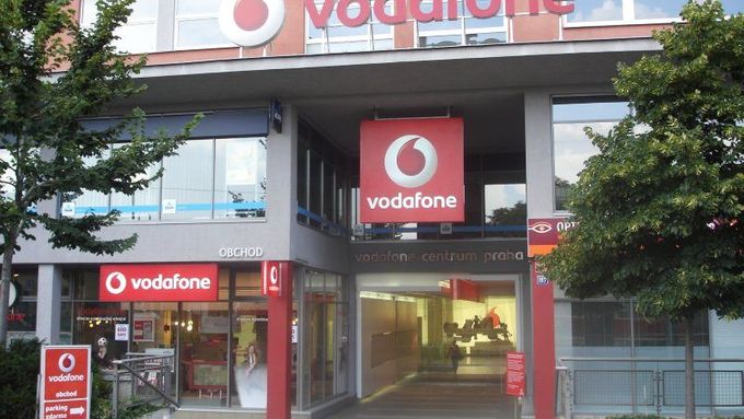 Pohled směrem k recepci Vodafonu