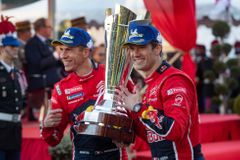 Ogier triumfoval v Rallye Monte Carlo posedmé a vyrovnal Loeba