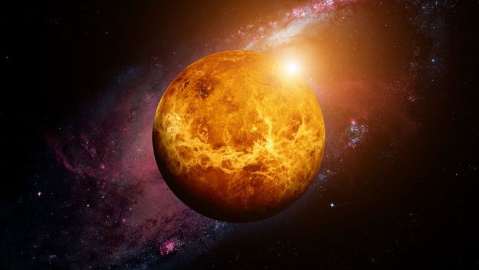 Planeta Venuše. Sonda k ní má odstartovat v roce 2031.