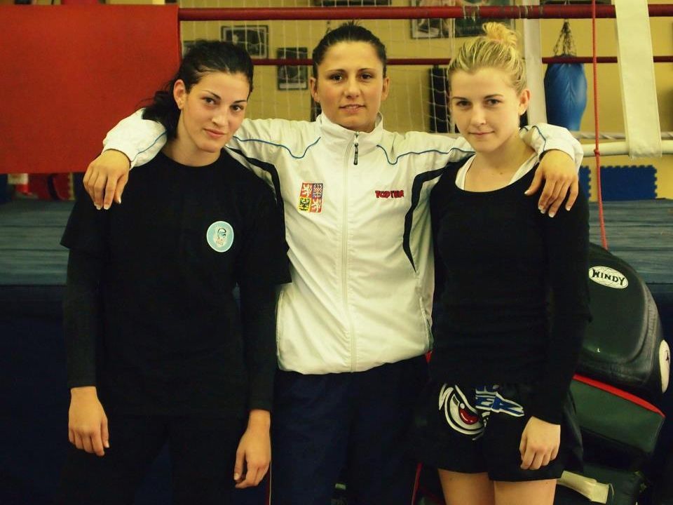 Zleva: Lucie Sedláčková, Eva Líšková a Fabiana Bytyqi