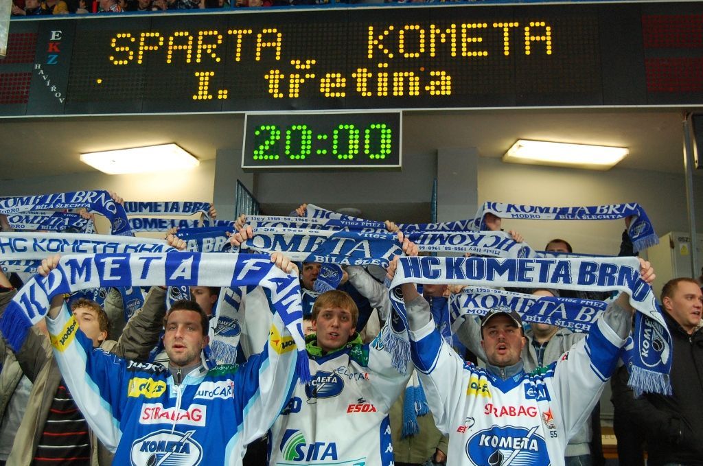 Sparta - Kometa Brno: fanoušek