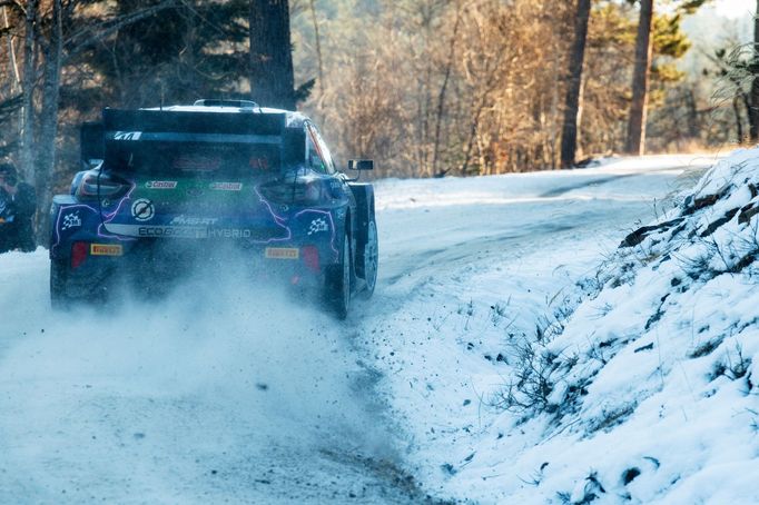 Gus Greensmith, Ford na trati Rallye Monte Carlo 2022