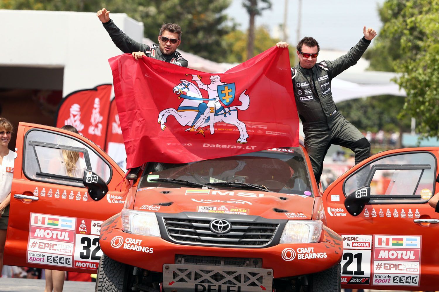 Rallye Dakar 2018, 1. etapa:  Antanas Juknevičius, Toyota