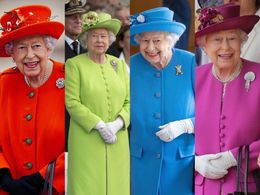 Téměř všechny barvy Alžběty II. Jeden odstín nikdy nenosila, názory vyjadřovala broží