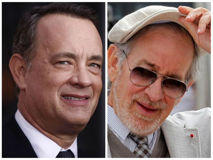 Tom Hanks a Steven Spielberg.