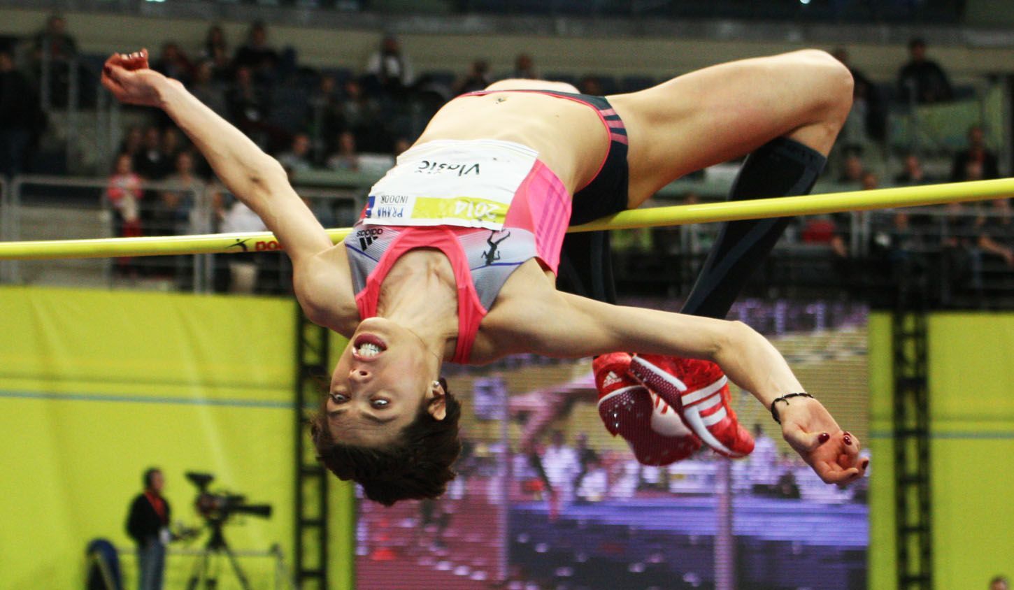 Praha Indoor 2014: Blanka Vlašičová (skok vysoký)