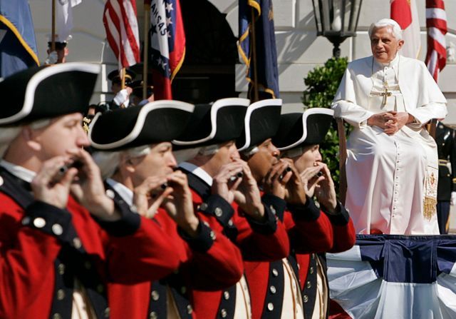 Papež Benedikt XVI na návštěvě v USA