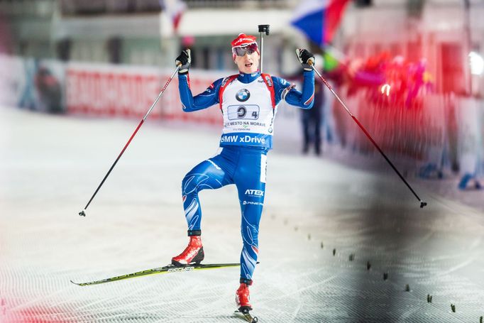 Biatlon, SP NMNM, smíšená štafeta: Tarjei Bö