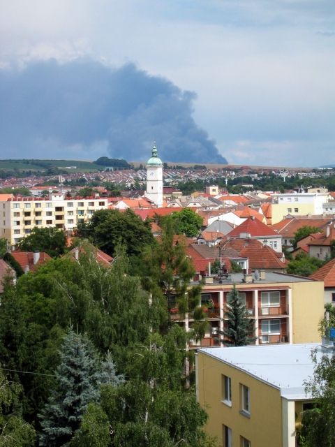 Požár pneumatik