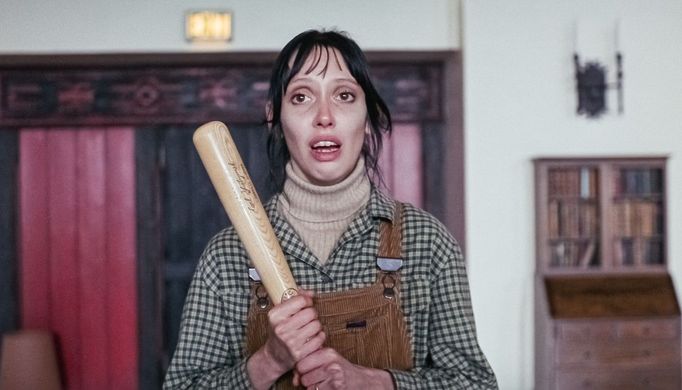 Shelley Duvall ve filmu Osvícení z roku 1980.