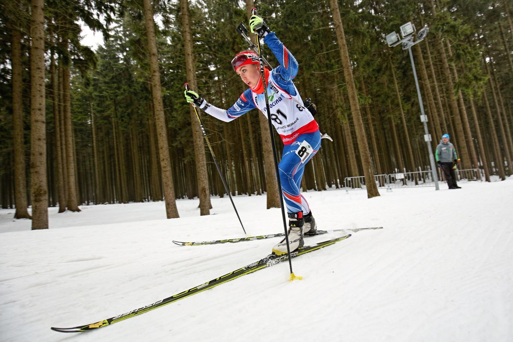 Česká biatlonistka Tereza Voborníková