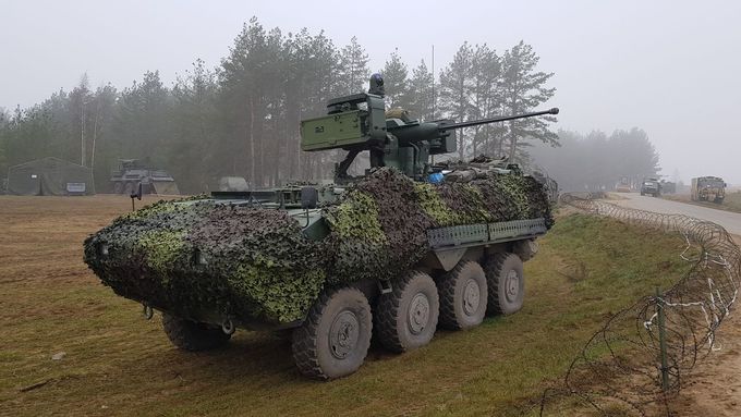 Cvičení NATO v Litvě.