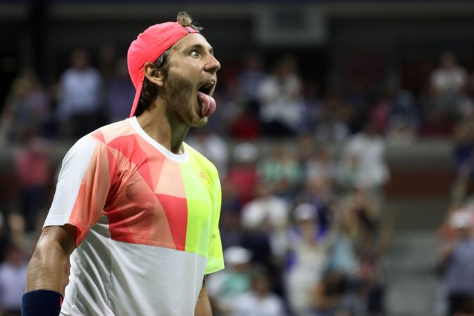 Lucas Pouille na US Open 2016