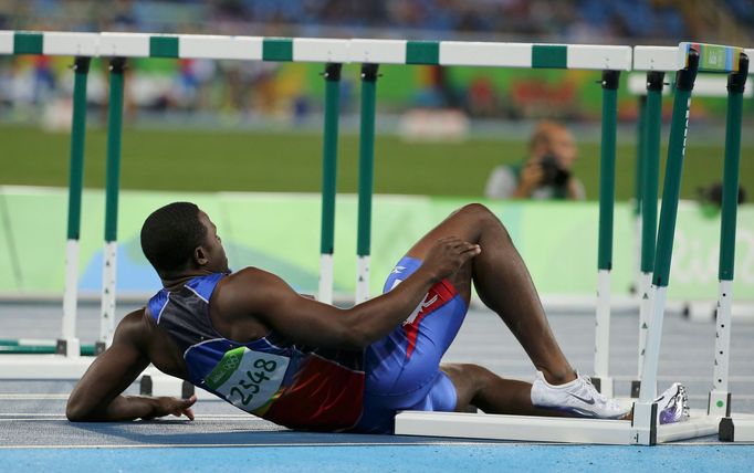 OH 2016, atletika - 110 m překážky: Jeffrey Julmis (HAI)