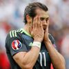 Wales' Gareth Bale reacts at the end of the game