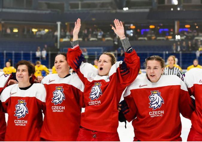 MS v hokeji žen 2019, Espoo: České hráčky po vítězství nad Švédskem