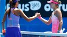 Ana Ivanovičová a Lucie Hradecká v prvním kole Australian Open