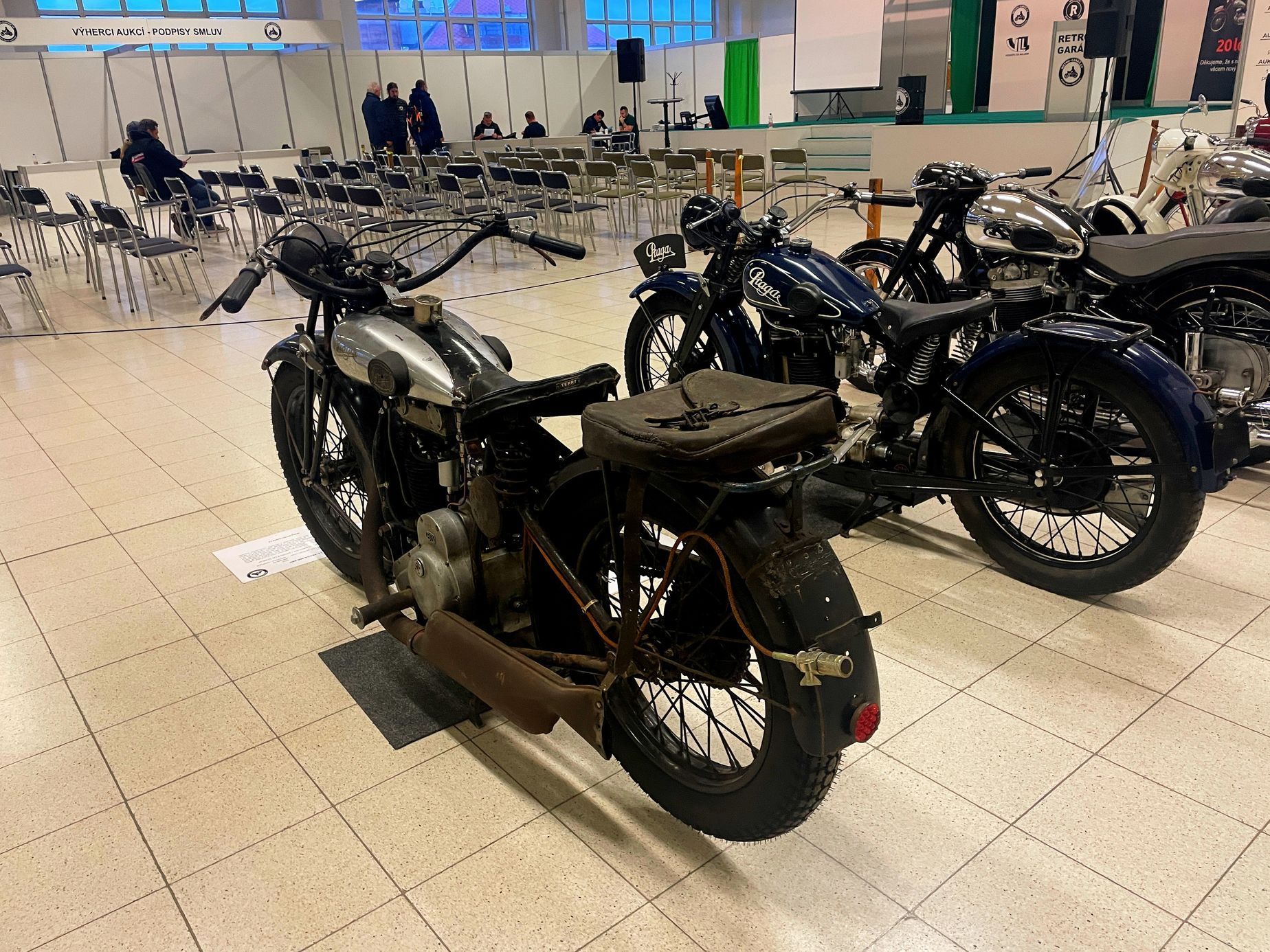 Aukce auto-moto veteránů Retro Garáž Lysá nad Labem listopad 2023
