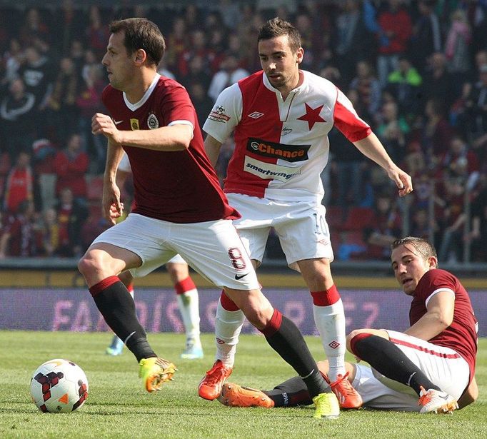 281. derby Sparta - Slavia: Matějovský a Boudjemaa