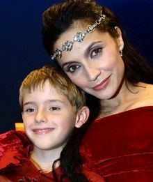 Lucie Bílá se synem Filipem