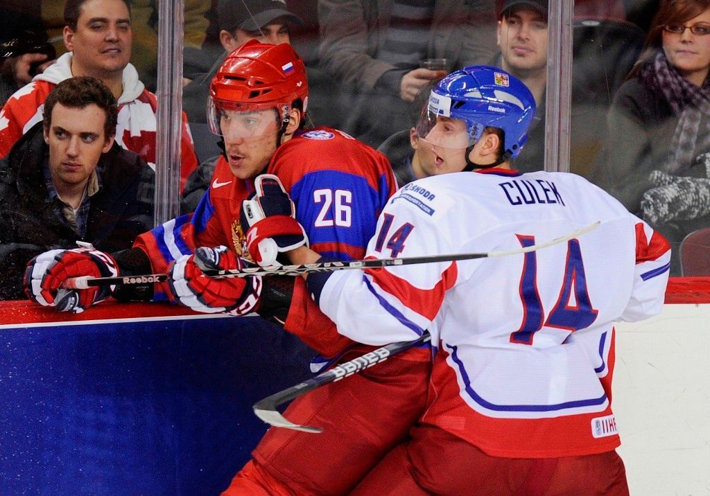 MS do 20 let: Česko - Rusko (Isangulov, Culek)