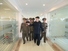 Severokorejský vůdce Kim Čong-un. 