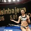 Jelena Isinbajevová při svém světovém rekordu v hale