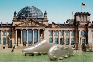 Kopačky u Reichstagu