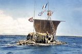 Vor Kon-Tiki Thora Heyerdahla v Tichém oceánu