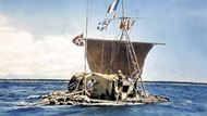 Vor Kon-Tiki Thora Heyerdahla v Tichém oceánu