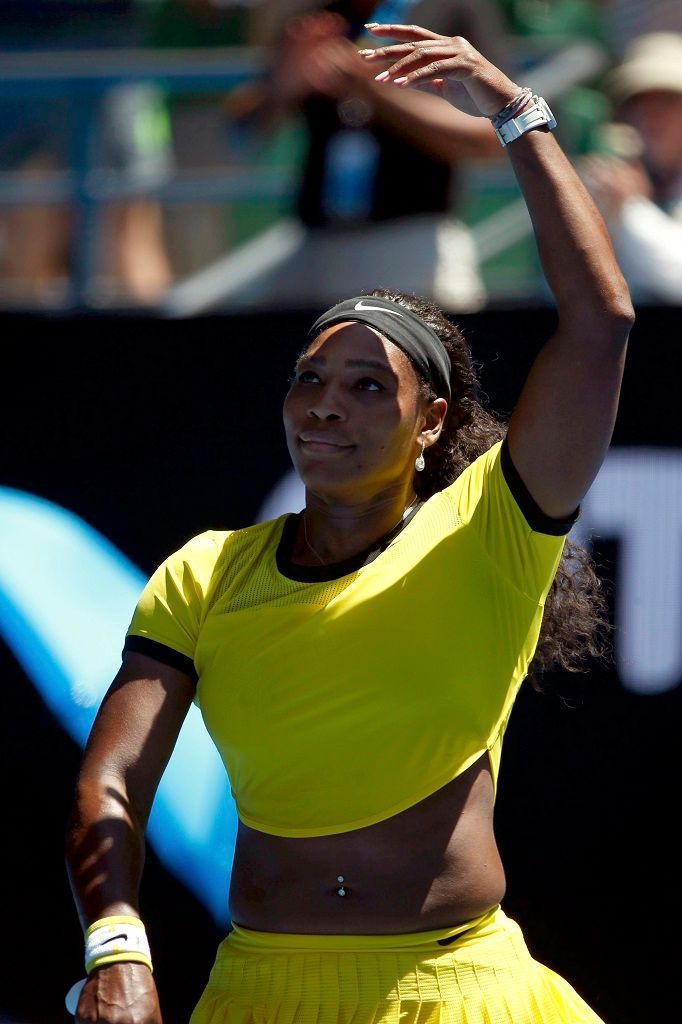 1. den Australian Open (Serena Williamsová)