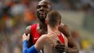 MS v atletice 2013, 400 m - finále: LaShawn Merritt a Pavel Maslák