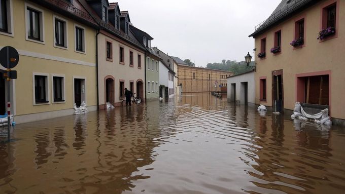 Záplavy v Německu.