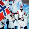 Slavnostní zahájení ZOH 2022 v Pekingu - slavnostní nástup: Norsko