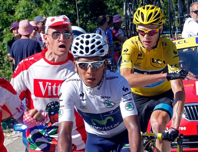 20. etapa Tour de France 2013 (Froome a fanoušek)